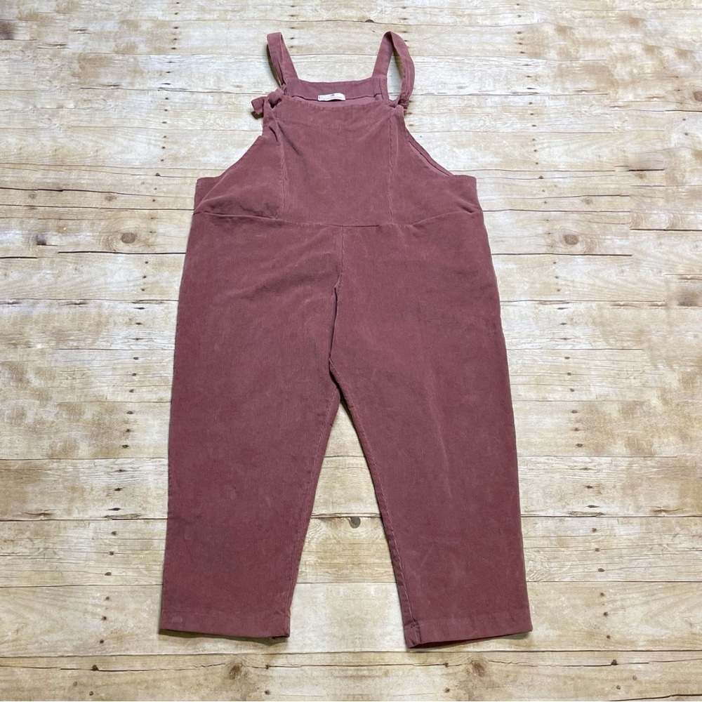 Lands Downunder Mauve Corduroy Very Oversized Overall